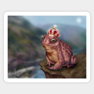 King of the Toads Sticker